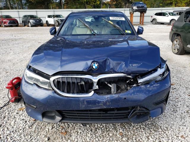 3MW5R7J01N8C26612 - 2022 BMW 330XI BLUE photo 5