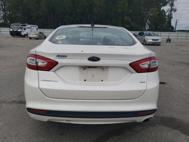 3FA6P0H72DR132342 - 2013 FORD FUSION SE WHITE photo 6