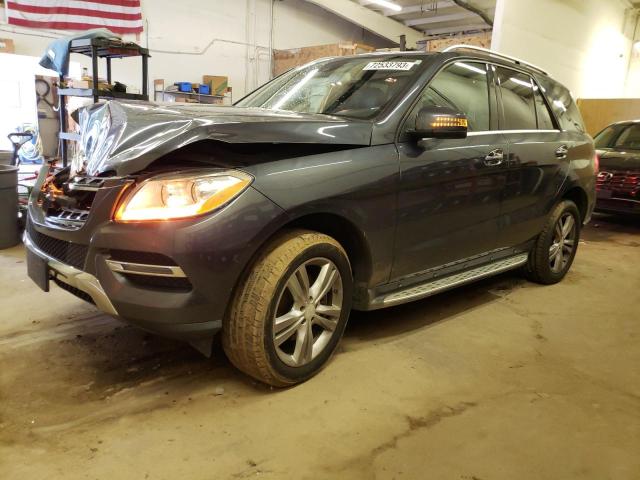 4JGDA5HB0DA152244 - 2013 MERCEDES-BENZ ML 350 4MATIC CHARCOAL photo 1