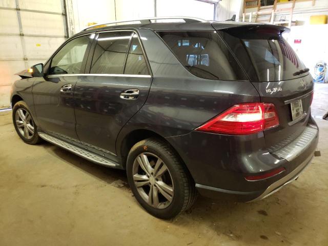 4JGDA5HB0DA152244 - 2013 MERCEDES-BENZ ML 350 4MATIC CHARCOAL photo 2