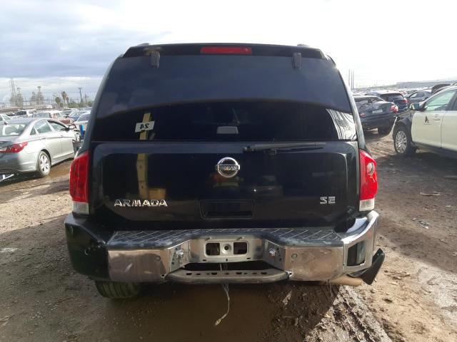 5N1AA08A56N710260 - 2006 NISSAN ARMADA SE BLACK photo 6