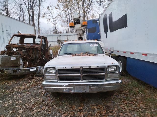 1B6ME3655MS312384 - 1991 DODGE D-SERIES D300 WHITE photo 5