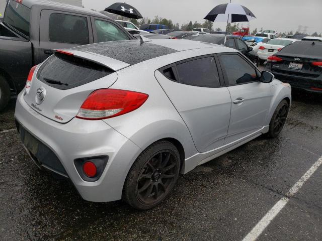 KMHTC6AE4DU140810 - 2013 HYUNDAI VELOSTER TURBO SILVER photo 3