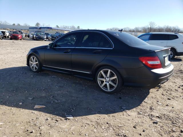 WDDGF4HB9DA787966 - 2013 MERCEDES-BENZ C 250 BLACK photo 2