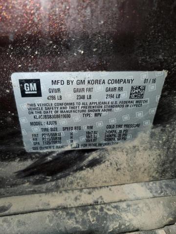 KL4CJBSB3GB619690 - 2016 BUICK ENCORE CONVENIENCE 栗色 照片 13