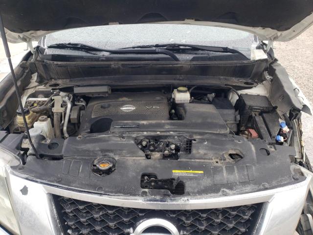 5N1AR2MM3EC623522 - 2014 NISSAN PATHFINDER S WHITE photo 11