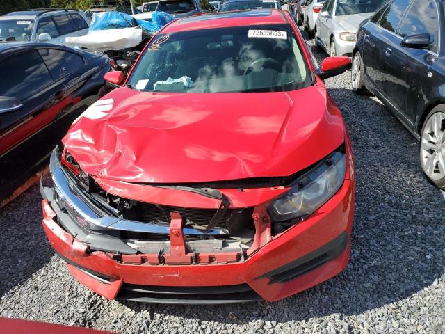 2HGFC2F78HH570046 - 2017 HONDA CIVIC EX RED photo 5