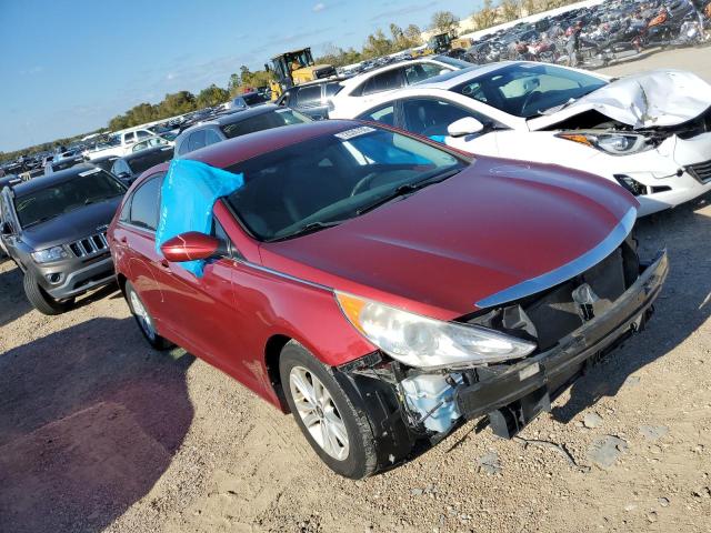 5NPEB4AC3EH849047 - 2014 HYUNDAI SONATA GLS RED photo 4