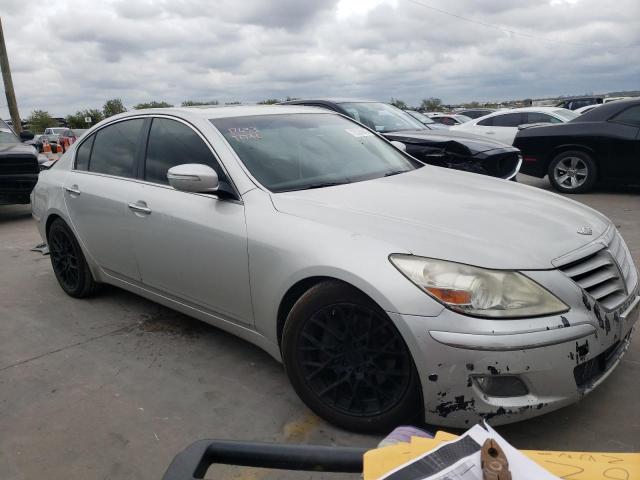 KMHGC4DF7BU127718 - 2011 HYUNDAI GENESIS 4.6L SILVER photo 4