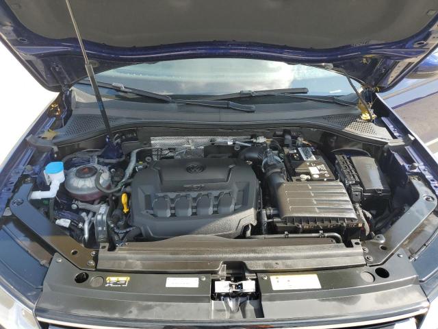 3VV3B7AXXMM003164 - 2021 VOLKSWAGEN TIGUAN SE BLUE photo 11