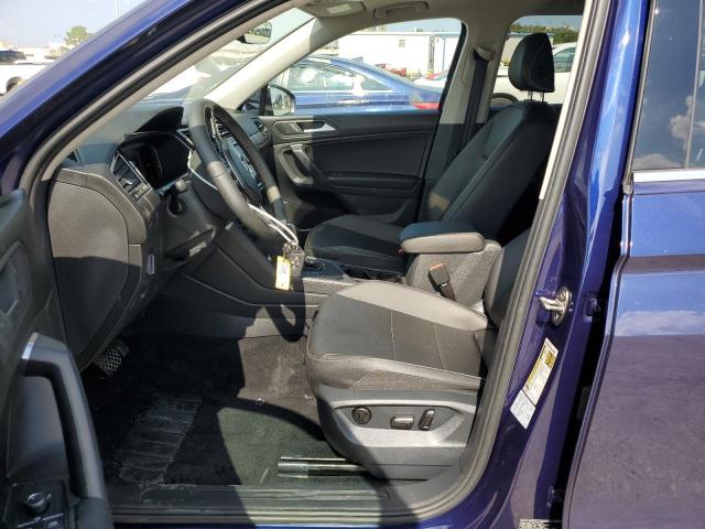 3VV3B7AXXMM003164 - 2021 VOLKSWAGEN TIGUAN SE BLUE photo 7
