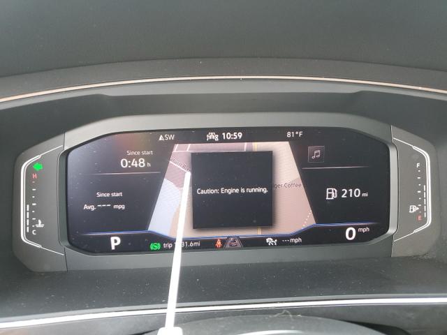 3VV3B7AXXMM003164 - 2021 VOLKSWAGEN TIGUAN SE BLUE photo 9