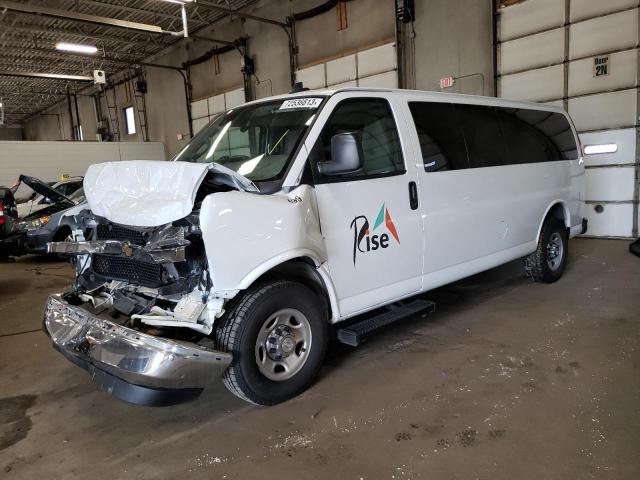 1GAZGPFG0L1191734 - 2020 CHEVROLET EXPRESS G3 LT WHITE photo 1