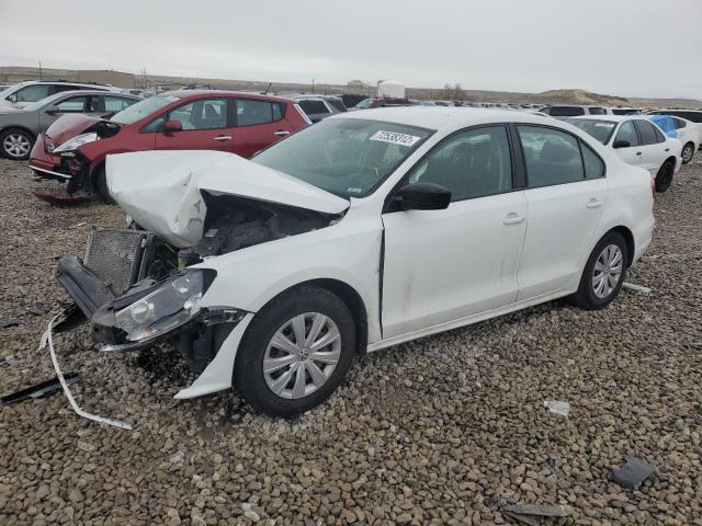 3VW2K7AJXFM412657 - 2015 VOLKSWAGEN JETTA BASE WHITE photo 1