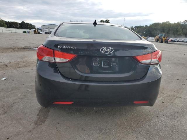 KMHDH4AE0CU444564 - 2012 HYUNDAI ELANTRA GLS BLACK photo 6