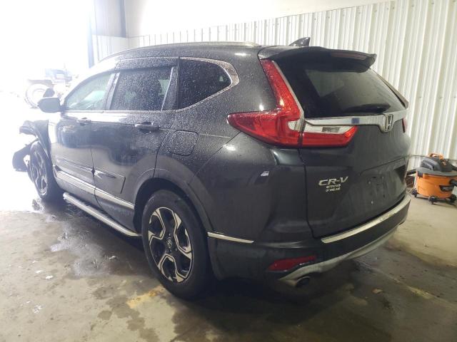 2HKRW2H94HH602905 - 2017 HONDA CR-V TOURING GRAY photo 2