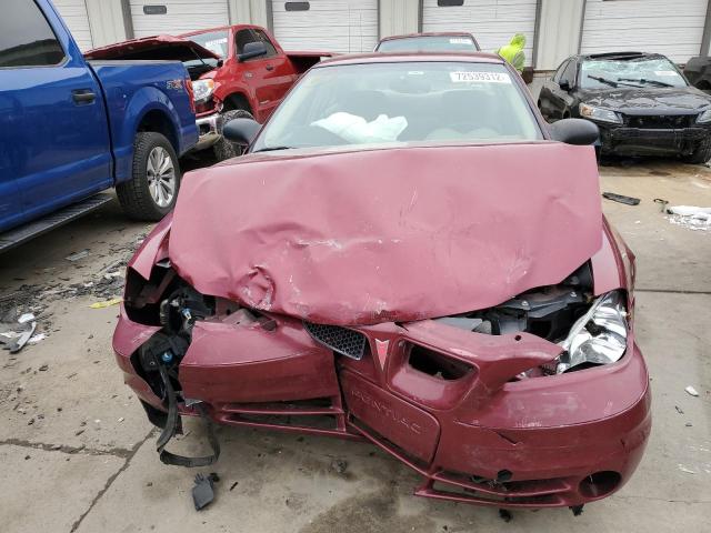 1G2NE52EX5M154474 - 2005 PONTIAC GRAND AM SE MAROON photo 5