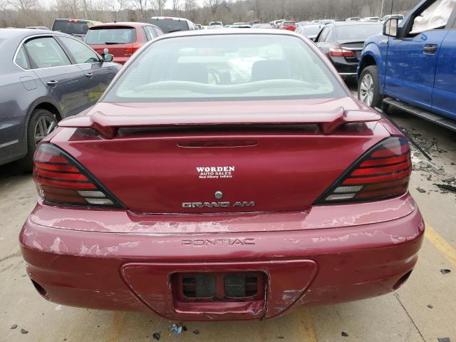 1G2NE52EX5M154474 - 2005 PONTIAC GRAND AM SE MAROON photo 6