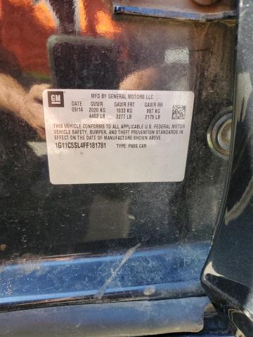 1G11C5SL4FF181781 - 2015 CHEVROLET MALIBU 1LT 黑色 照片 13