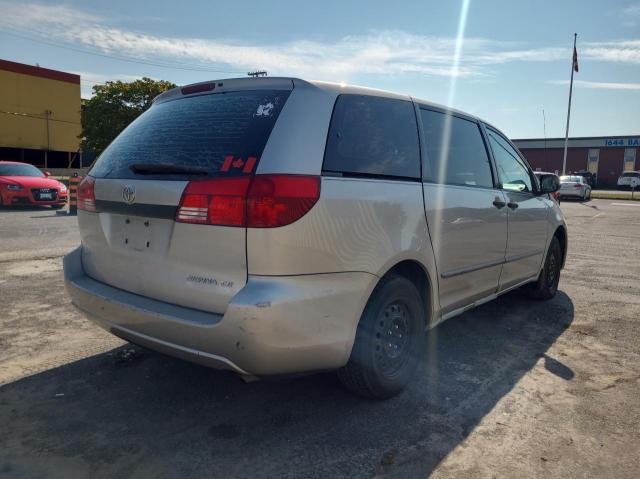 5TDZA29C74S165883 - 2004 TOYOTA SIENNA CE GRAY photo 4