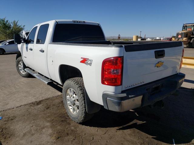 1GC1KXC81DF148203 - 2013 CHEVROLET SILVERADO K2500 HEAVY DUTY LT WHITE photo 2