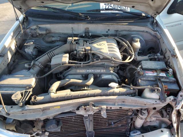 5TEGN92N14Z449447 - 2004 TOYOTA TACOMA DOUBLE CAB PRERUNNER SILVER photo 11