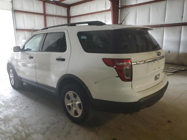 1FM5K8B82EGC27962 - 2014 FORD EXPLORER WHITE photo 2