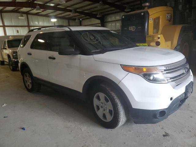 1FM5K8B82EGC27962 - 2014 FORD EXPLORER WHITE photo 4