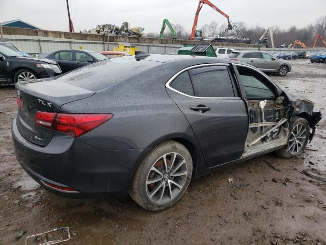 19UUB3F74FA008527 - 2015 ACURA TLX ADVANCE GRAY photo 3