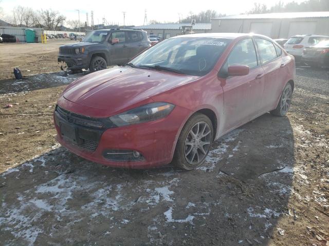 1C3CDFBA6DD346194 - 2013 DODGE DART SXT RED photo 2