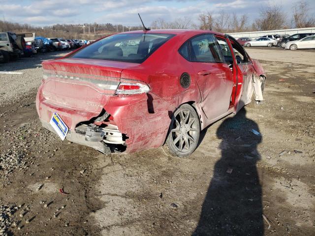 1C3CDFBA6DD346194 - 2013 DODGE DART SXT RED photo 4