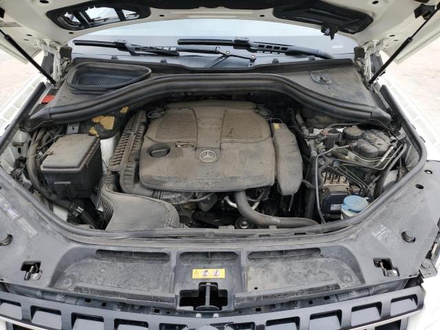 4JGDA5HB9CA084542 - 2012 MERCEDES-BENZ ML 350 4MATIC WHITE photo 12
