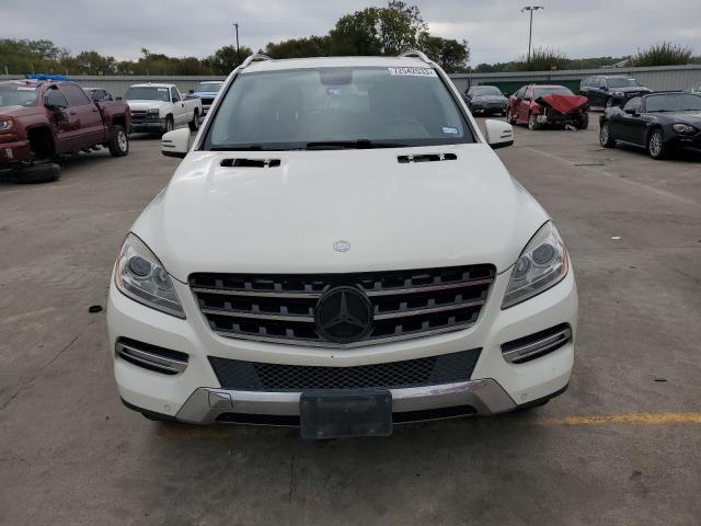 4JGDA5HB9CA084542 - 2012 MERCEDES-BENZ ML 350 4MATIC WHITE photo 5