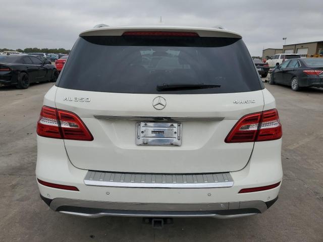 4JGDA5HB9CA084542 - 2012 MERCEDES-BENZ ML 350 4MATIC WHITE photo 6