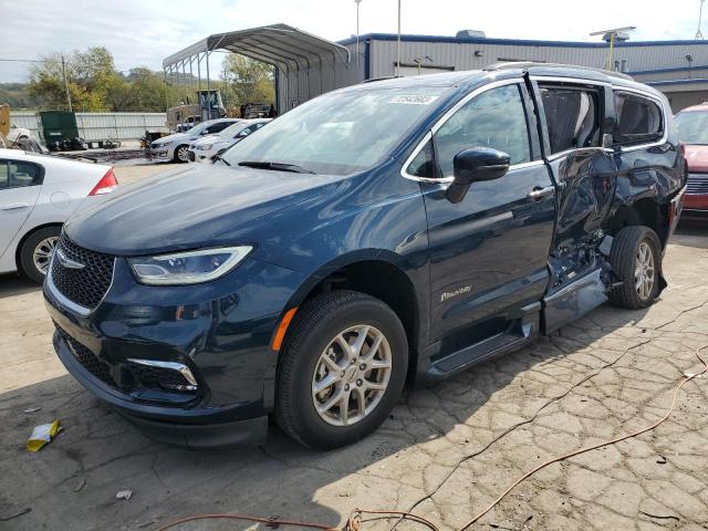 2C4RC1BG0NR159709 - 2022 CHRYSLER PACIFICA TOURING L BLUE photo 1