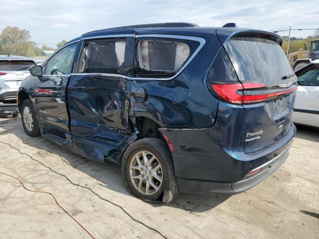 2C4RC1BG0NR159709 - 2022 CHRYSLER PACIFICA TOURING L BLUE photo 2