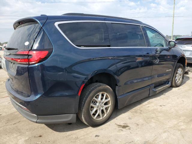 2C4RC1BG0NR159709 - 2022 CHRYSLER PACIFICA TOURING L BLUE photo 3