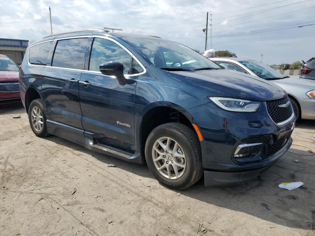 2C4RC1BG0NR159709 - 2022 CHRYSLER PACIFICA TOURING L BLUE photo 4