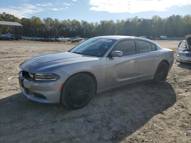 2C3CDXBG0FH870134 - 2015 DODGE CHARGER SE SILVER photo 1