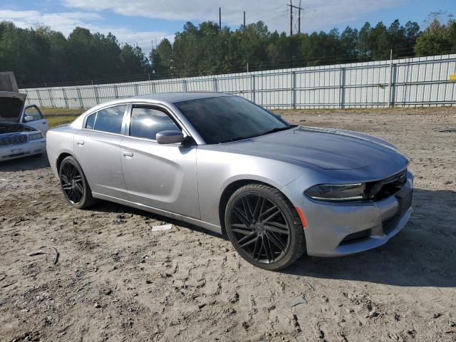 2C3CDXBG0FH870134 - 2015 DODGE CHARGER SE SILVER photo 4