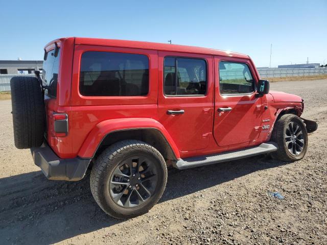 1C4JJXP61MW500305 - 2021 JEEP WRANGLER U SAHARA 4XE RED photo 3