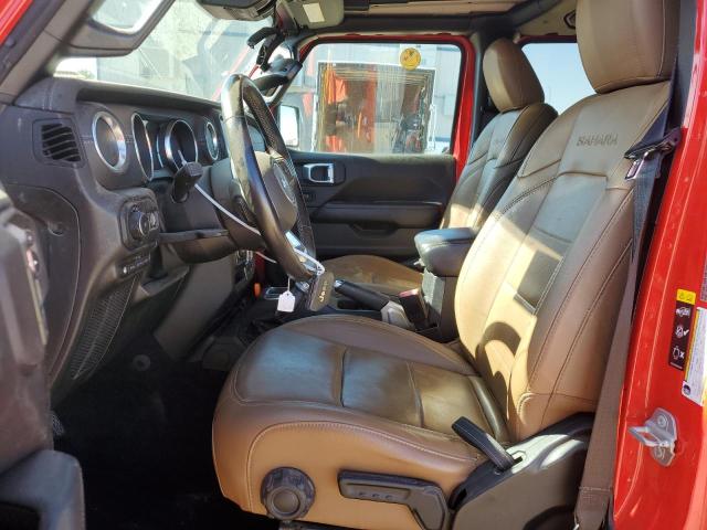 1C4JJXP61MW500305 - 2021 JEEP WRANGLER U SAHARA 4XE RED photo 7