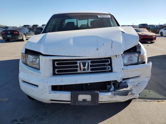 2HJYK16277H546467 - 2007 HONDA RIDGELINE RT WHITE photo 5