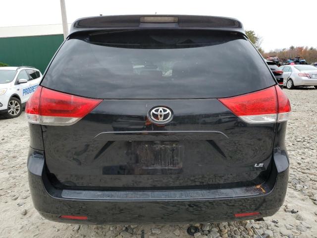 5TDKK3DCXCS232762 - 2012 TOYOTA SIENNA LE BLACK photo 6