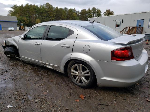 1B3BD1FG2BN587400 - 2011 DODGE AVENGER MAINSTREET SILVER photo 2