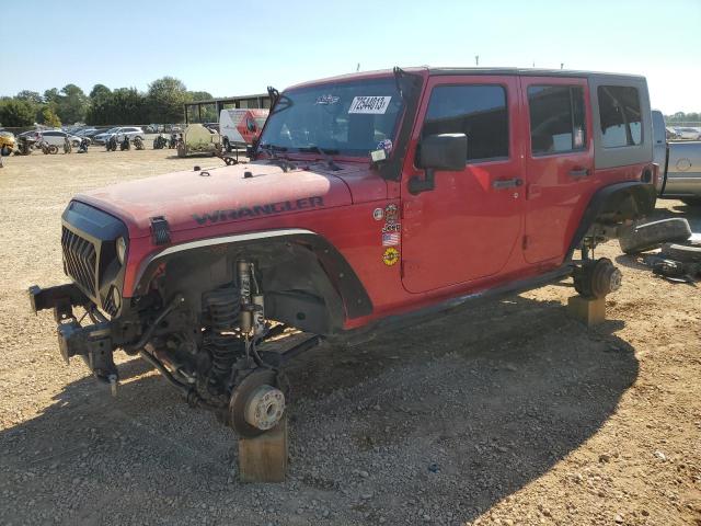 1J4GA39127L101293 - 2007 JEEP WRANGLER X RED photo 1