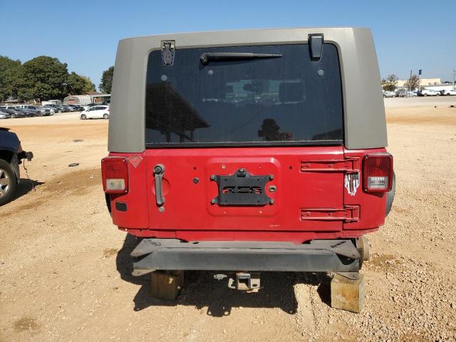 1J4GA39127L101293 - 2007 JEEP WRANGLER X RED photo 6