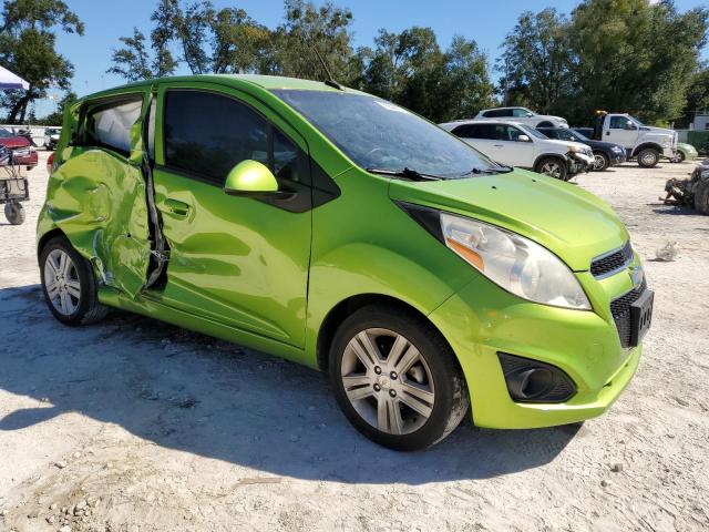 KL8CD6S90EC590781 - 2014 CHEVROLET SPARK 1LT GREEN photo 4