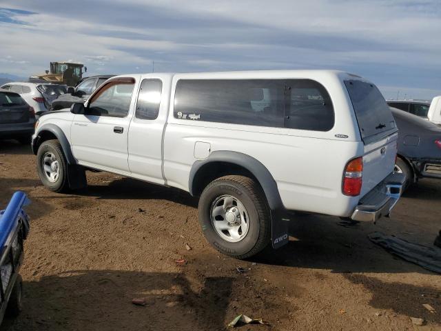 5TEWN72N42Z088325 - 2002 TOYOTA TACOMA XTRACAB WHITE photo 2