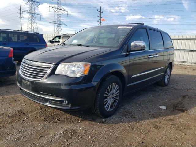 2C4RC1CG6DR508708 - 2013 CHRYSLER TOWN & COU TOURING L BLACK photo 1